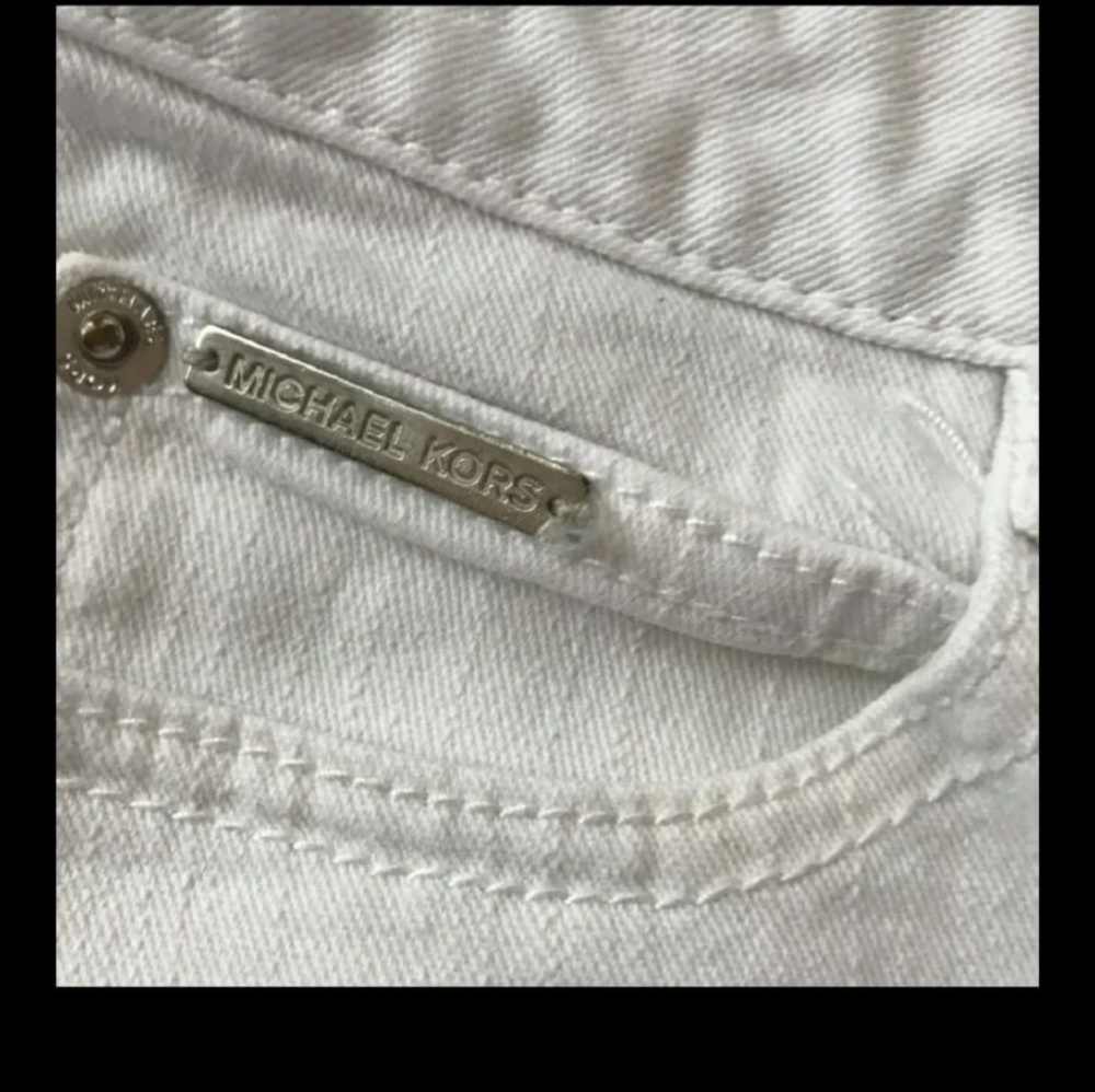 Michael kors white boot cut jeans